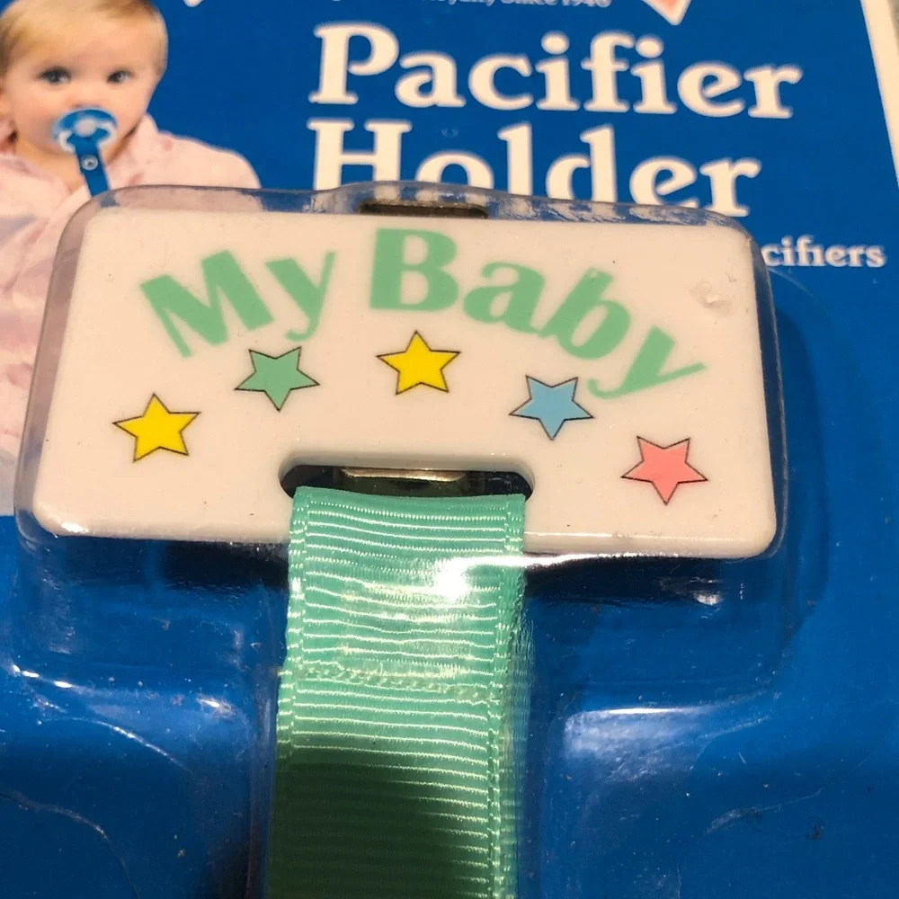 Baby King Pacifier Holder - Mint Green